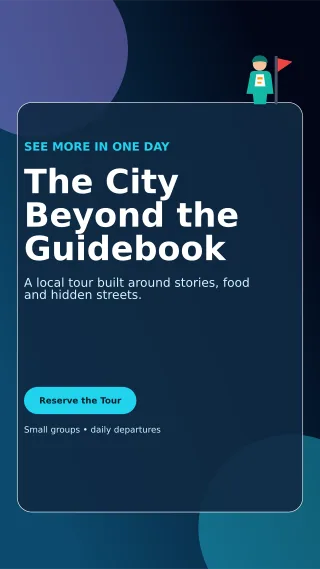 Glass City Tour Story — editable black travel and hospitality template, story / reel