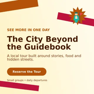 Kinetic City Tour Social Post — editable white travel and hospitality template, instagram post
