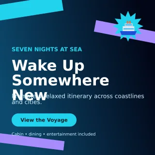 Kinetic Cruise Holiday Social Post — editable black travel and hospitality template, instagram post
