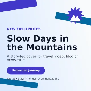 Kinetic Travel Creator Social Post — editable white travel and hospitality template, instagram post