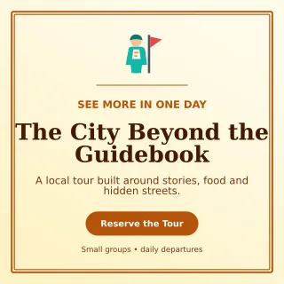 Luxe City Tour Social Post — editable white travel and hospitality template, instagram post